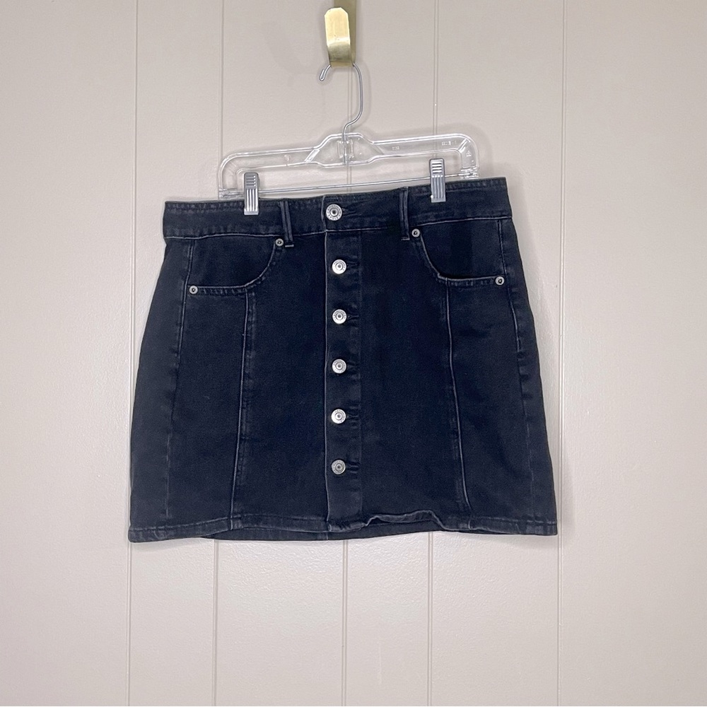 American Eagle Button Down Mini Skirt - image 1
